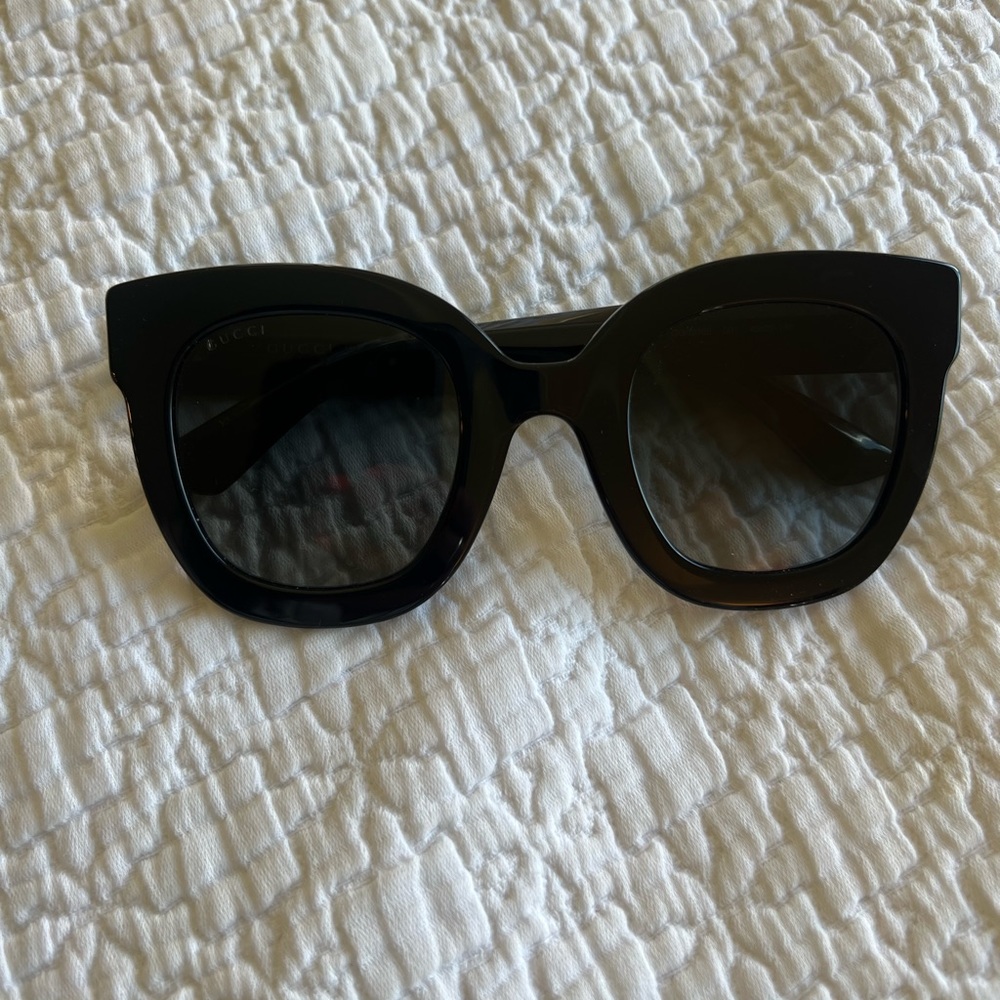 Authentic Gucci Round-Frame Acetate Sunglasses Wi… - image 4